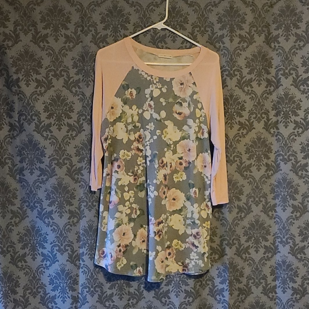 Floral Baseball Tunic